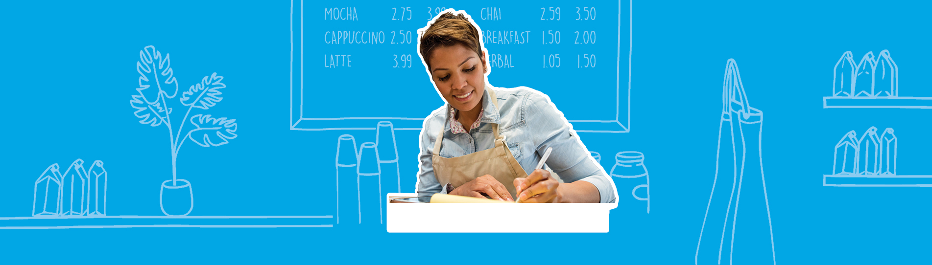 female florist business owner