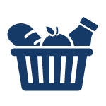 Food hamper icon